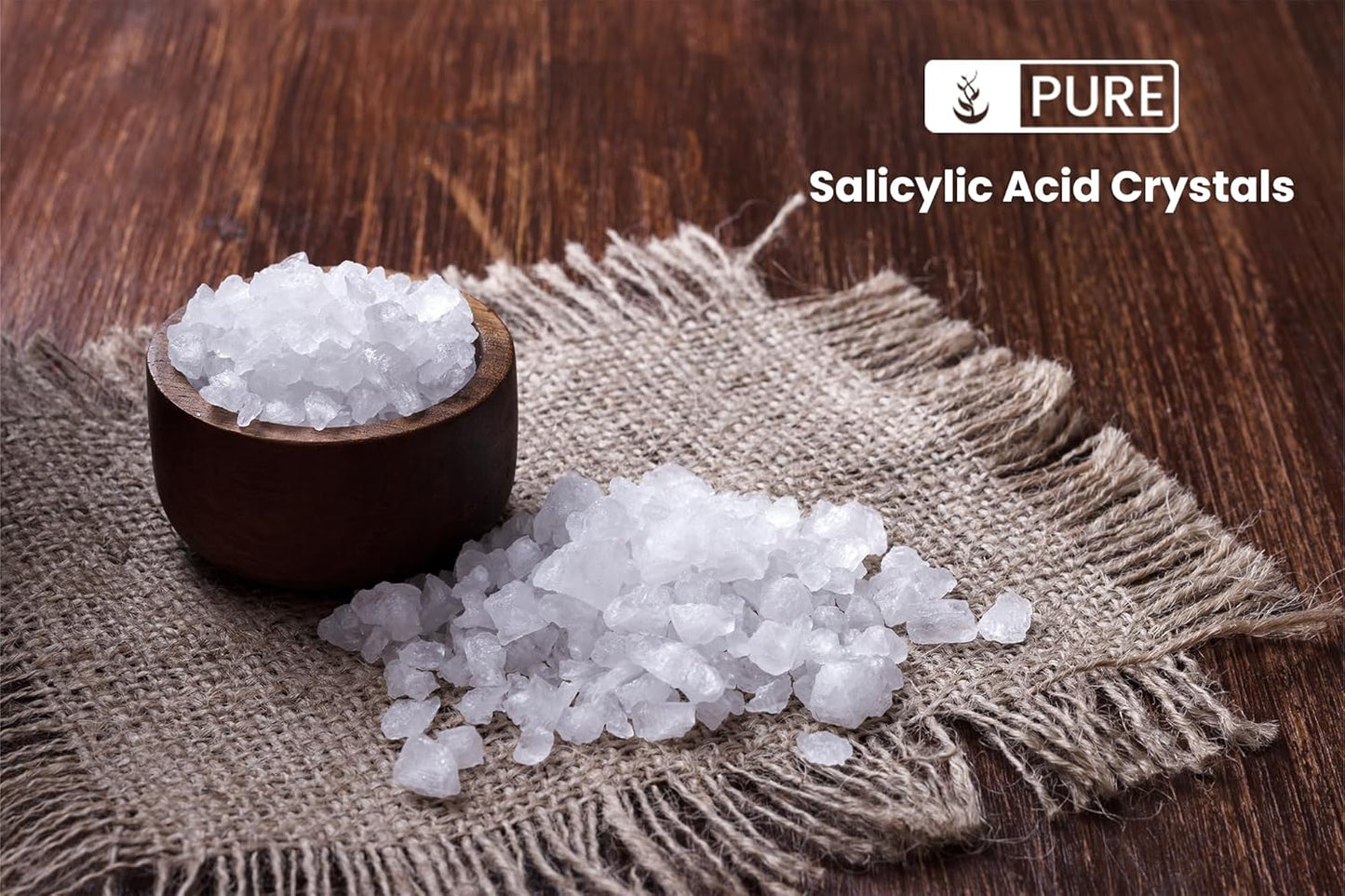 Salicylic Acid Crystals - Pure 2-Hydroxybenzoic Acid | 1 lb, No Fillers or Additives