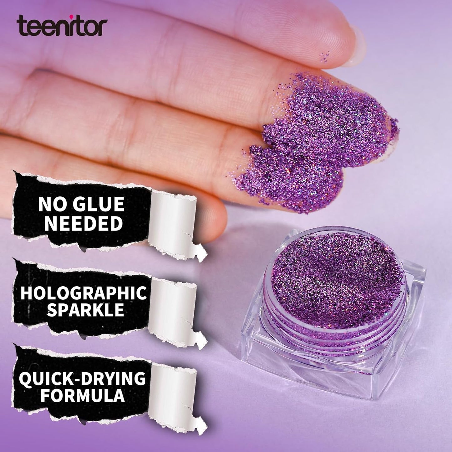 Teenitor Face Glitter Body Glitter, Clear White Body Glitter Gel, Hair Glitter Gel, 6 Shapes Rave Glitter, Mermaid Sequins Makeup Glitters Face Paint, Chunky Sparkling Glitter Gel for Women