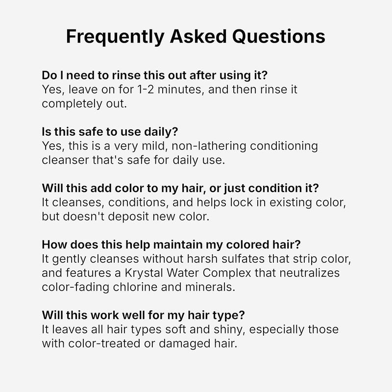 Keracolor Clenditioner Cleansing Conditioner - Color Protecting Keratin-Infused Hair Cleanser | Clear, 2 Sizes Available