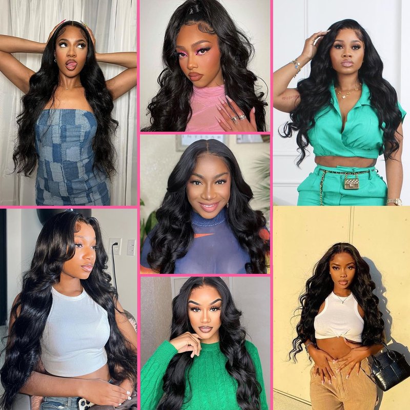 13x4 Lace Frontal Closure - Body Wave HD Lace Frontal | 14 Inch Natural Black 100% Unprocessed Brazilian Virgin Hair, 150% Density