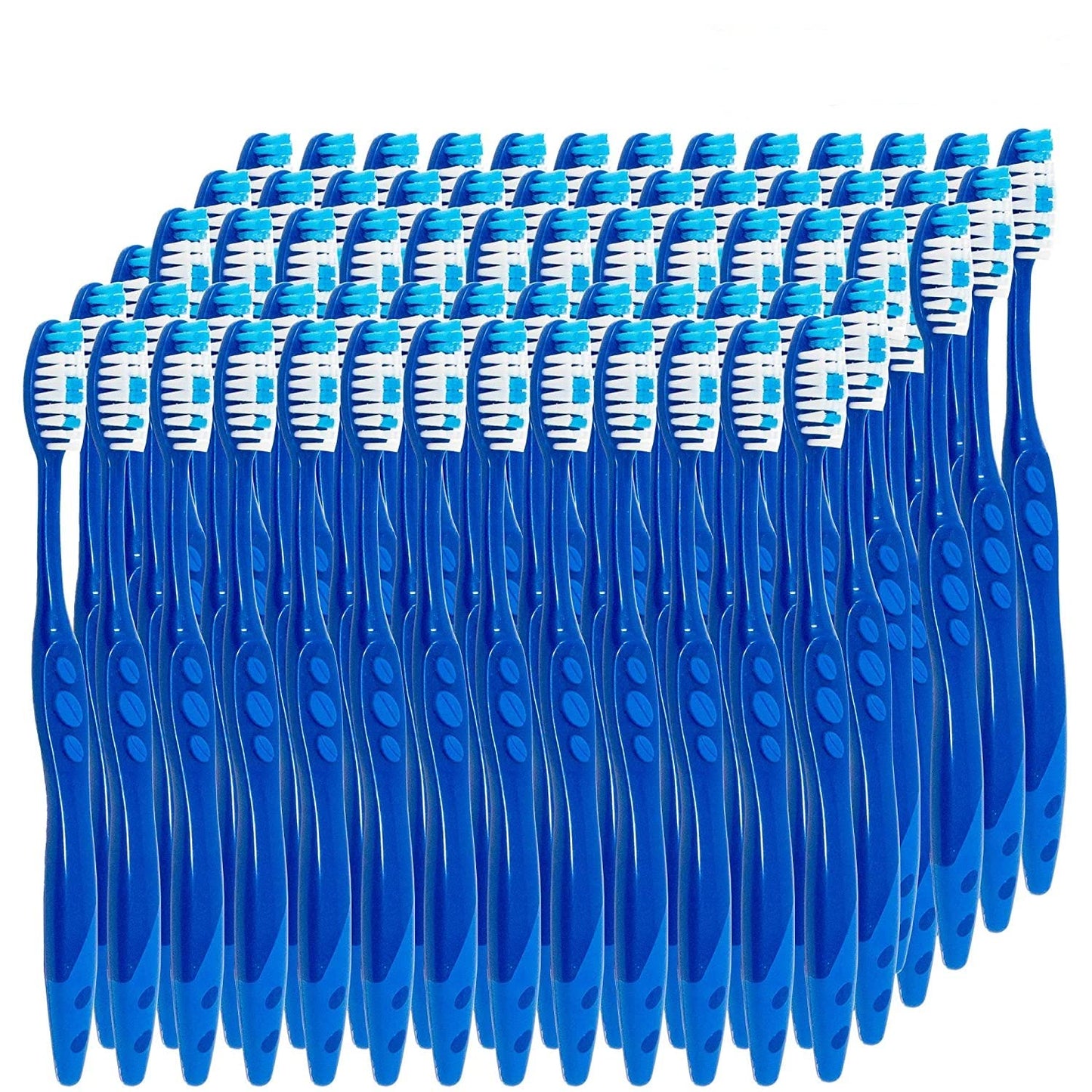 Prepasted Disposable Toothbrushes Individually Wrapped | Regular Size Head, Soft Bristle Hygienic & Economical | Great for Travel Camping Guestroom Car Office School Hotel Airbnb Gifts (144 Pack)