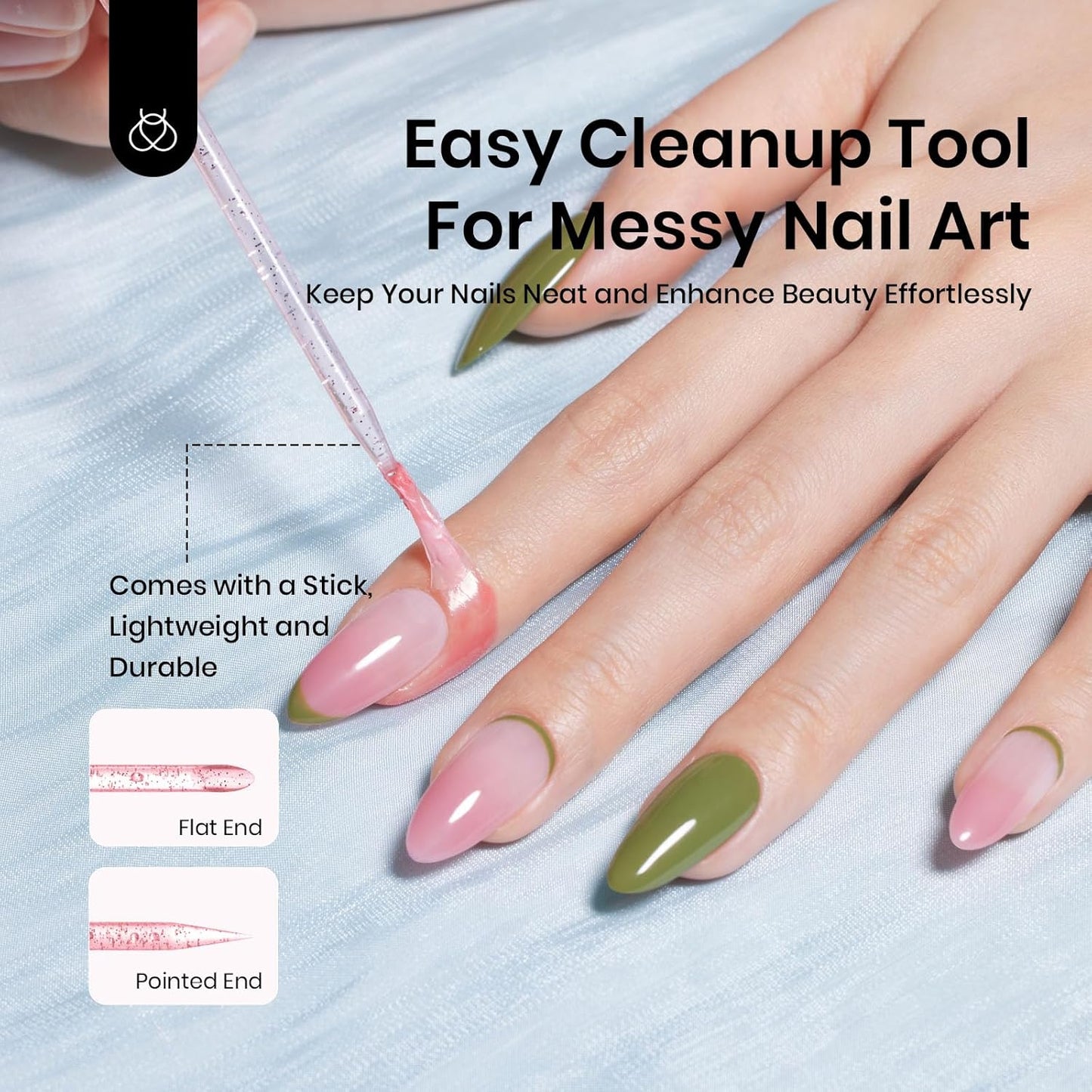 Beetles Liquid Latex for Nail 15ml - Peel off Nail Polish Cuticle Guard with Plastic Nail Care Stick Nails Design Air-Dry Liquid Latex Barrier for Protector Fingers