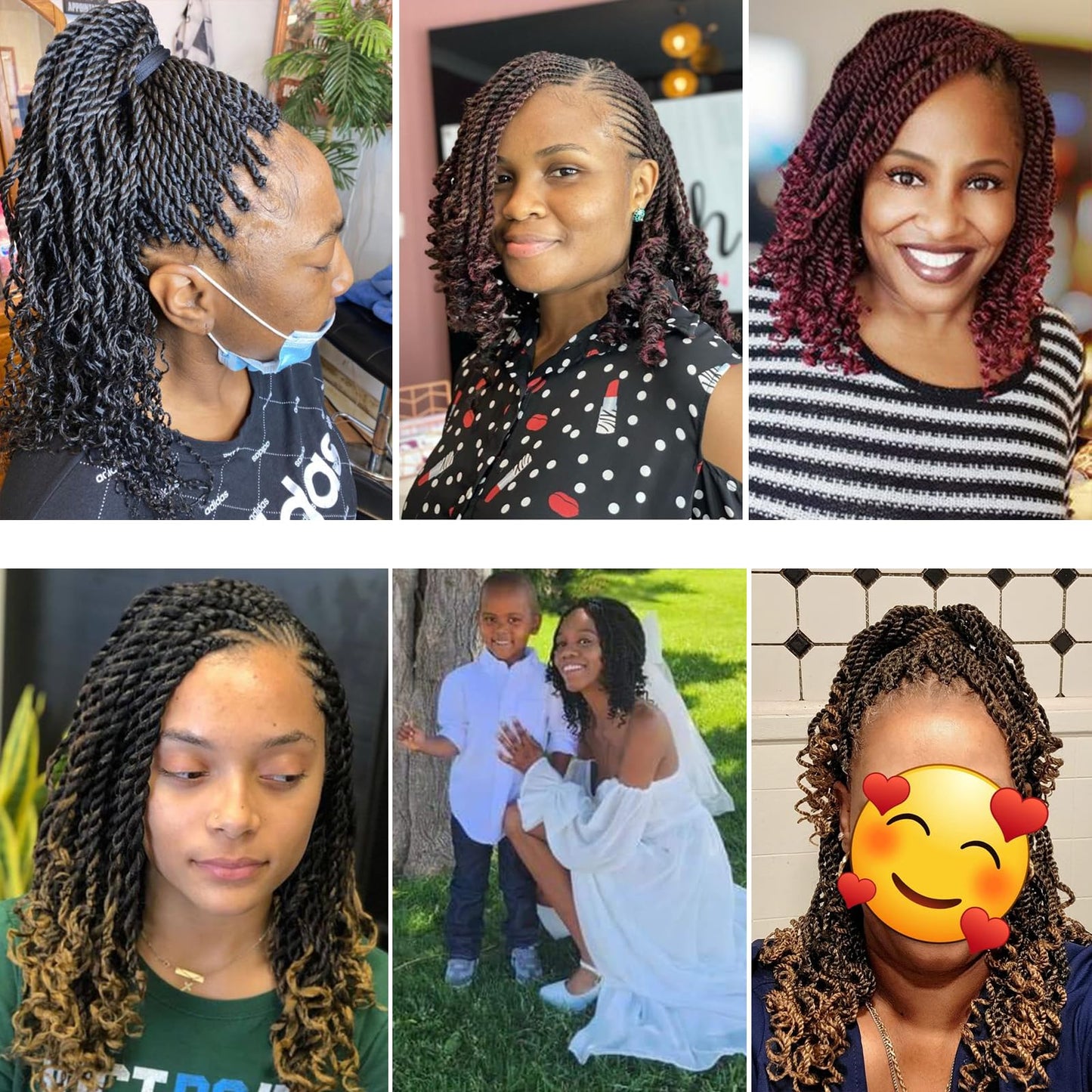 Feather Crochet Hair Deep wave for Black Women 12 Inch 10 Strands Pre-Separated Knotless Synthetic Feather Crochet Hair Bundles Miracle Knots Invisible Crochet Extensions Braids #T27