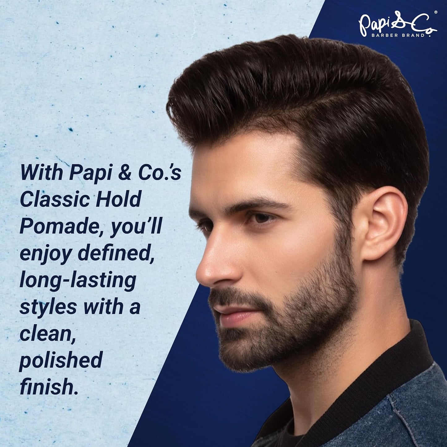Men’s Water-Based Pomade | Versatile Hair Styling Product with No Residue & Classic Hold - 115g