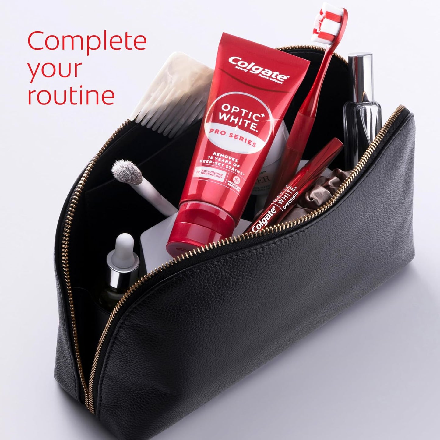 Colgate Optic White Teeth Whitening Kit - Overnight Whitening Pen & Pro Series Toothpaste | 21 Treatments, No Sensitivity
