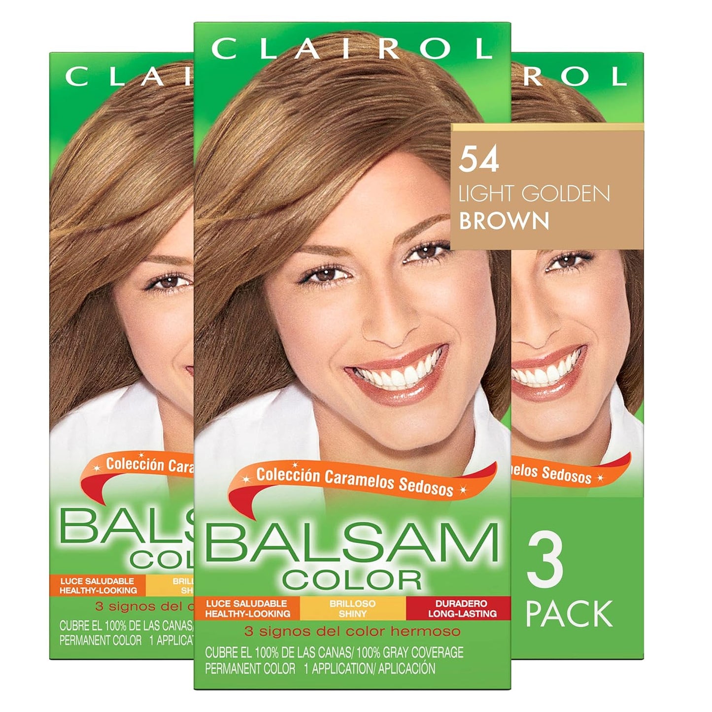 Clairol Balsam Permanent Hair Dye, 618 Black Hair Color, Pack of 1
