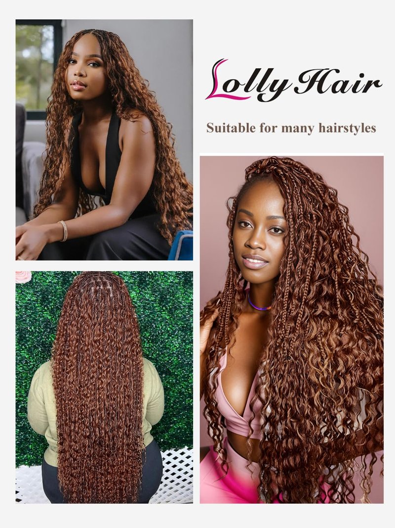 12A #27 Honey Blonde Human Braiding Hair for Boho Braids 1 Bundle 22 Inch 50g Deep Wave Braiding Hair for Bohemian Knotless Braids 100% Unprocessed Virgin Bulk Hair Extensions No Weft
