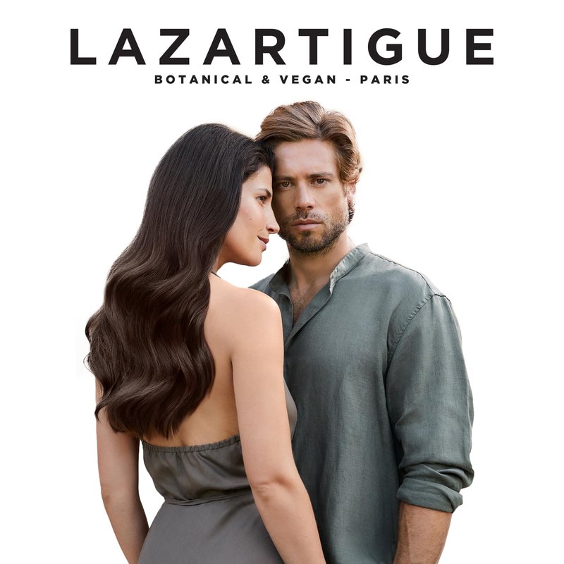 Lazartigue La Couleur Absolue, Permanent Hair Color with Botanical Extracts, Chestnut, Full Grey Coverage Coloring Kit, Vegan, Cruelty-Free, Ammonia-Free