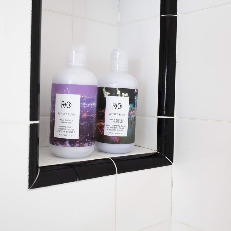 R+Co Sunset Blvd Blonde Conditioner | Daily Brightening + Combats Brassiness + Hydrating | Vegan + Cruelty-Free | 8.5 Oz