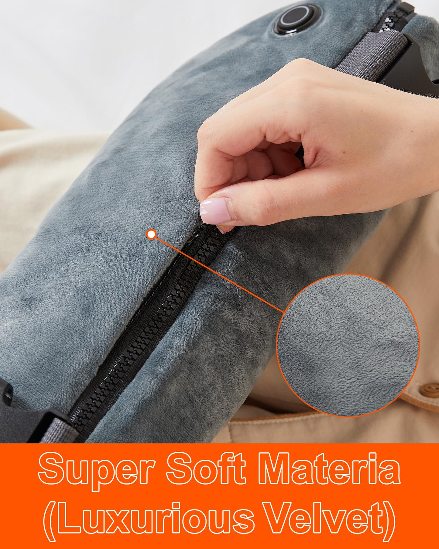Hand Warmer Pouch Rechargeable, Portable Graphene Heated Gloves Handwarmers Bag with 10000MAH Battery,3 Heat Modes, Fast Electric Heating Pouch for Women,Kids, Hunting,Camping&Xmas Gifts