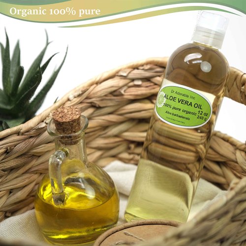 Dr Adorable - 12 oz - Aloe Vera Oil - 100% Pure Natural Organic