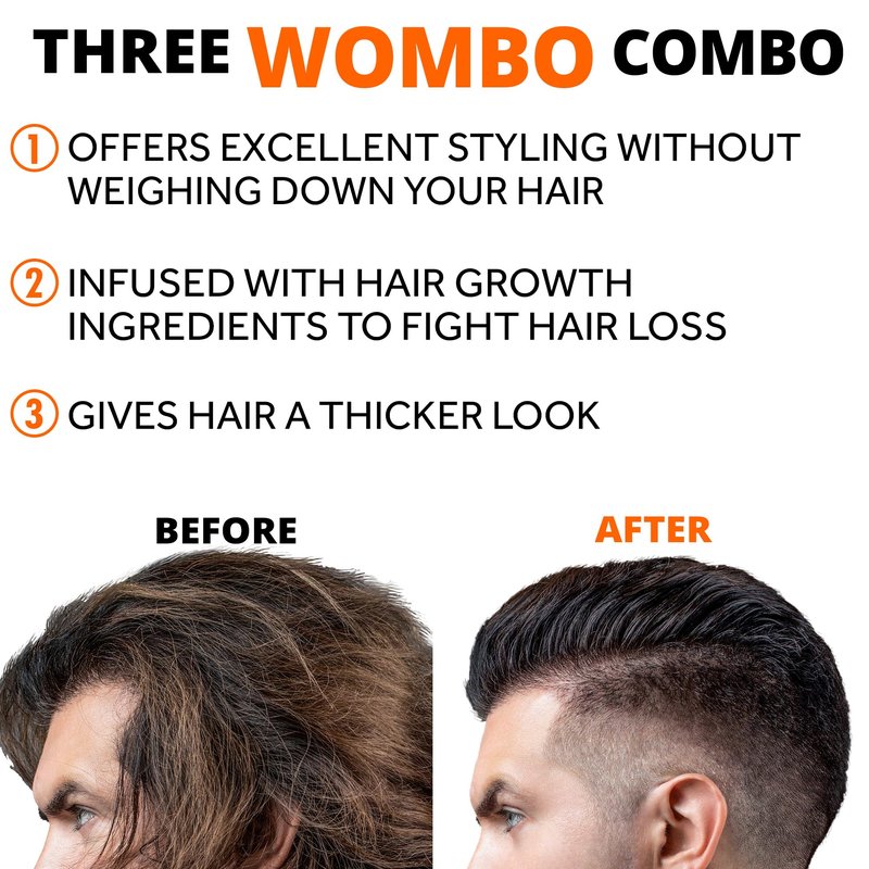 FOLLICLE BOOSTER Hair Growth Pomade - 1 Pack, Infused with Thinning Combating Ingredients, Water-based Cream Formulation, Ethically Sourced, Medium Hold Matte for Men, Styling