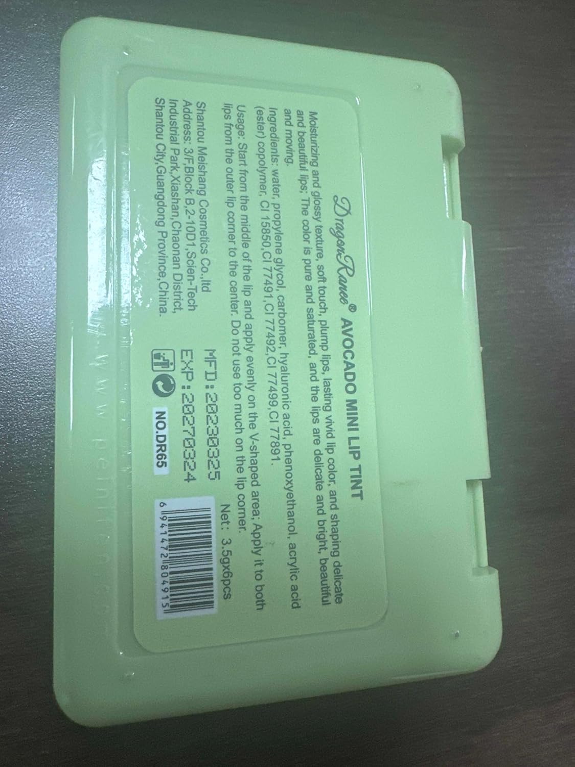 6 Colors Lip Tint Stain Set, Korean Velvet Watery Lip Stain Moisturizing Mini Liquid Lipstick, Multi-use Lip and Cheek Tint, Long lasting Non-Stick Cup Waterproof, Lip Color Makeup