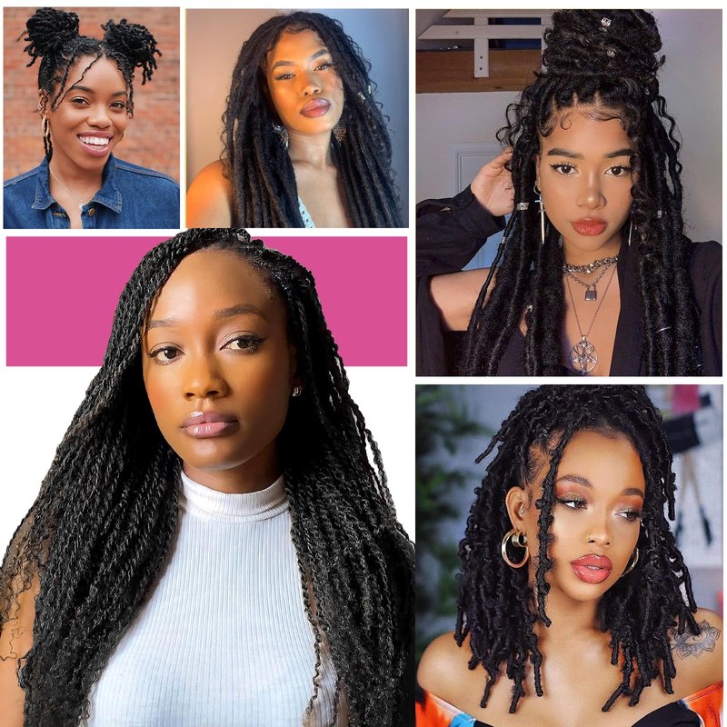 Afro Kinkys Bulk Human Hair For Braiding Afro Kinky-Curly Human Hair Bulk For Mini Twist Hair 12Inchs 50g/pack Bulk Human Braiding Hair For Micro Locs Extensions (1B, 12Inchs,50g/pack)