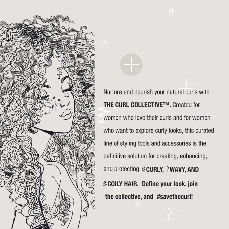 Conair The Curl Collective Ceramic Pressing Hot Comb, Sleek Straight Simple Pressing Comb Design Reaches Close to The Roots for Silky Straightening Root to Tip
