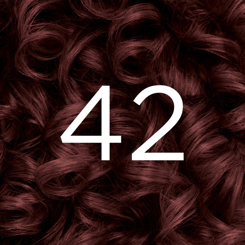 L’Oreal Paris Feria Multi-Faceted Shimmering Permanent Hair Color, High Intensity Hair Dye for 3X Highlights, 42 Burgundy Blush, 1 Hair Dye Kit