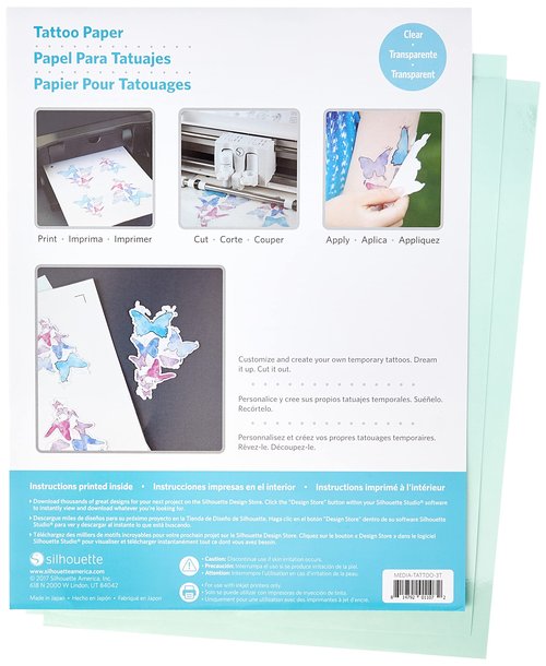 Silhouette Media-Tattoo Temporary Tattoo Paper