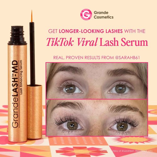 Grande Cosmetics 2-Step Lash System Set, GrandeLASH-MD & GrandeMASCARA Conditioning Peptide Mascara for Fuller, Healthier, Longer-Looking Lashes