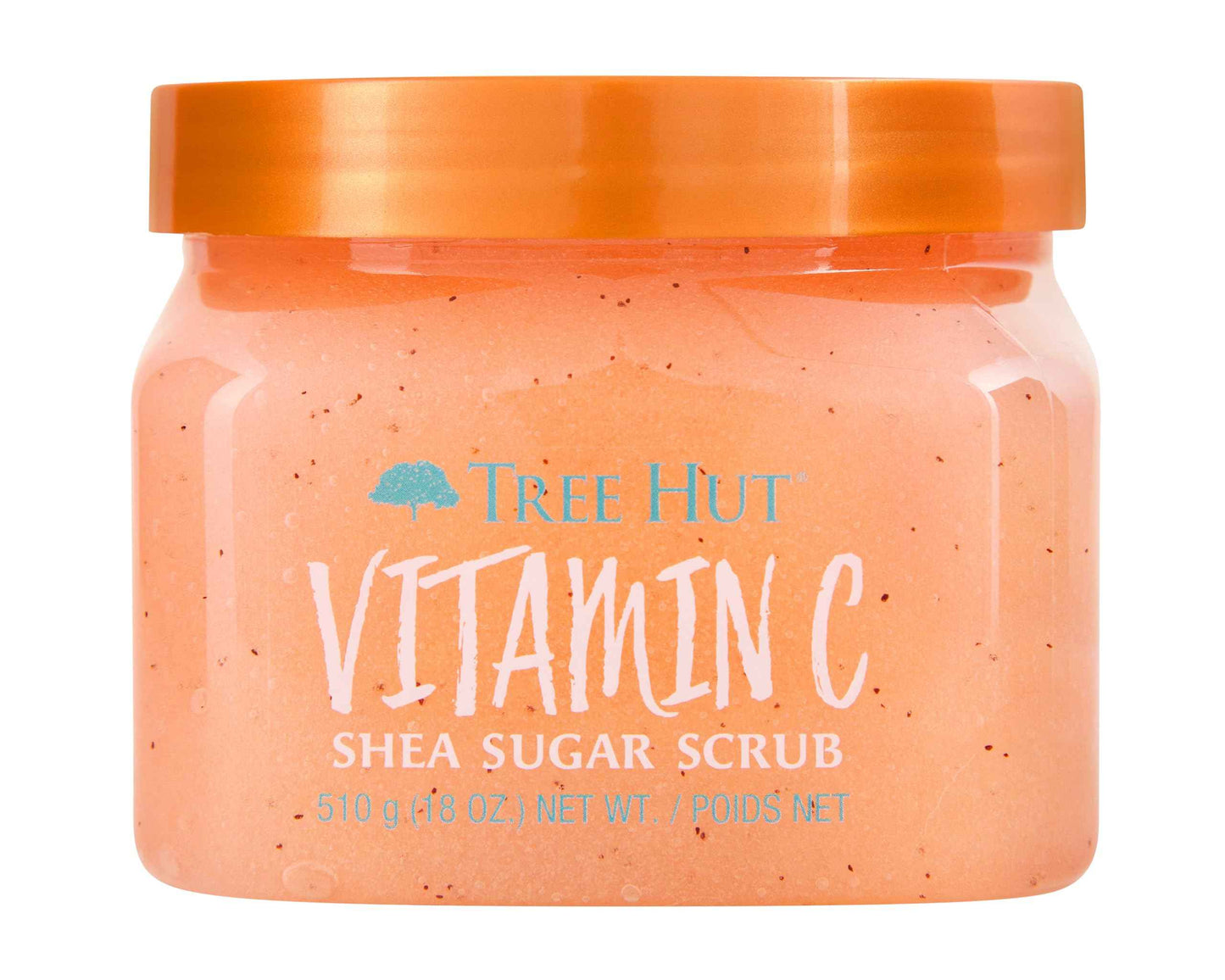 Tree Hut Vitamin C and Vanilla Shea Sugar Body Scrubs, Both 18 oz, Ultra Hydrating and Exfoliating