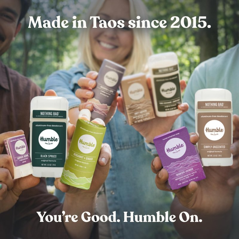 Humble Aluminum-Free Deodorant for Women & Men, Mountain Lavender - Clean & Fresh Natural Deodorant Stick with Essential Oils for Long-Lasting Odor Control - 3 Pack
