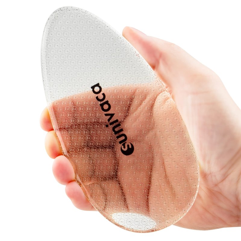 Sunivaca Glass Foot File Callus Remover for Feet, Heel Scraper, Pumice Stone, Diabetic Feet Scrubber Dead Skin Remover for Feet Professional Pedicure Tools