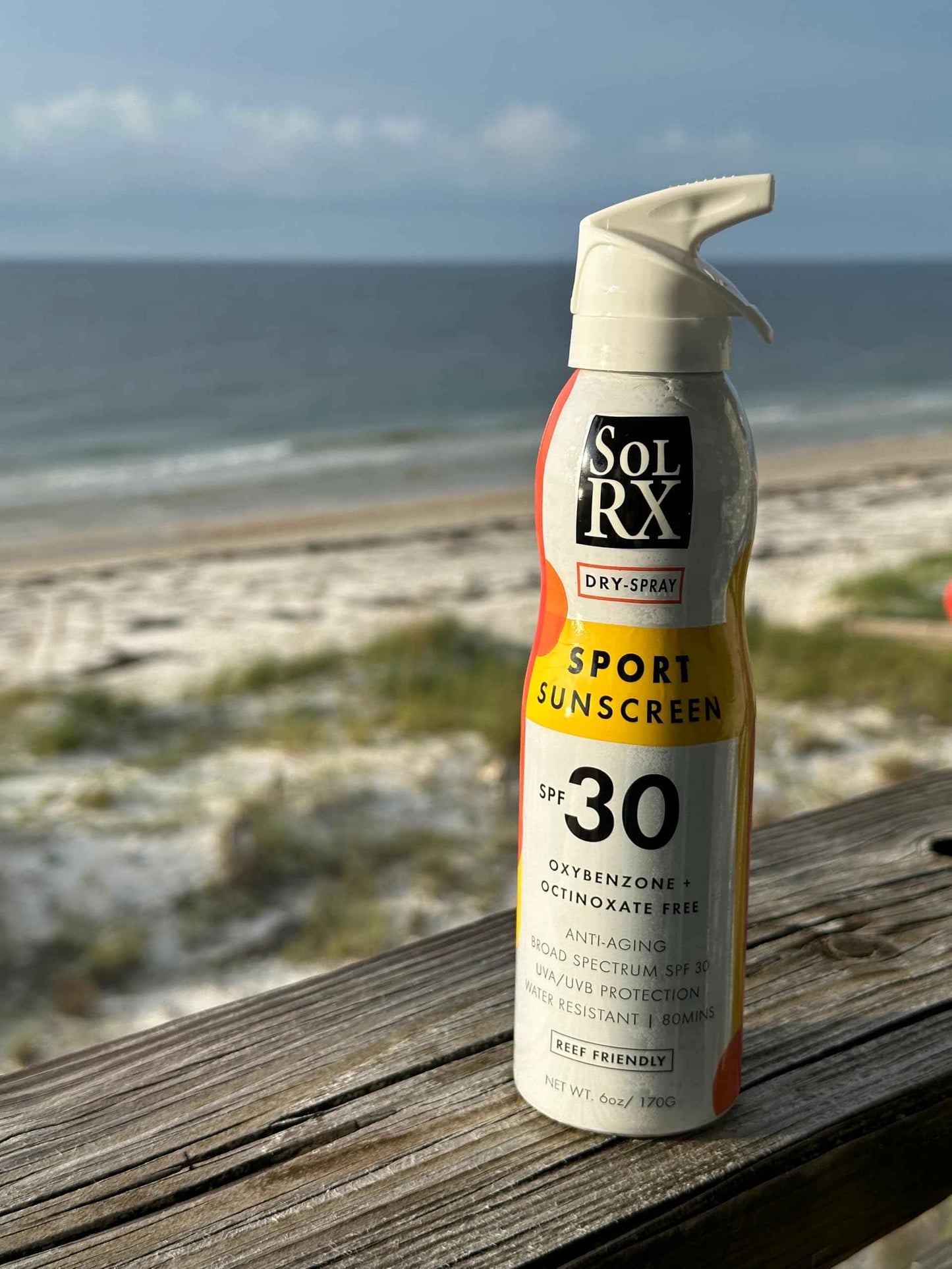 SolRX SPF 30 Sport Sunscreen Dry Spray, 6 oz