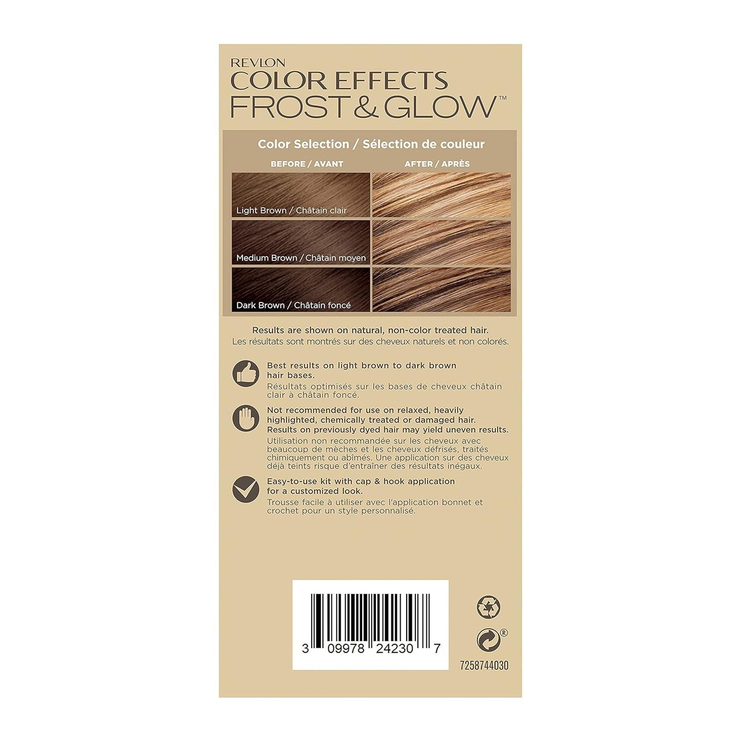 Revlon Color Effects Highlighting Kit, Permanent Hair Dye, For Balayage, Frosting, & Ombre Styling, Ammonia & Paraben Free, 20 Blonde, 8 Oz (Pack of 1)