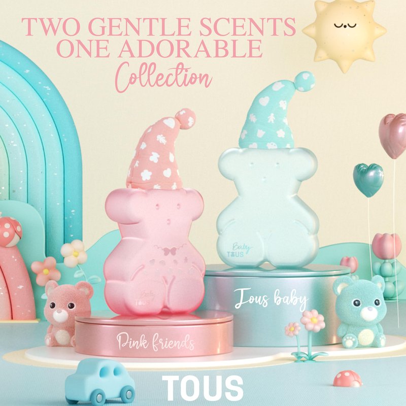 TOUS Baby Cologne for Girls. Floral, Fresh, Powdery Perfume, Gentle Scent for Babies & Toddlers. Ideal Baby Gift, 3.4 Fl Oz