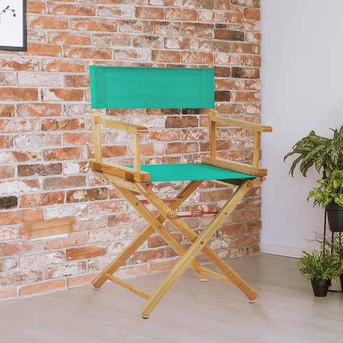 Casual Home Director Chair Canvas, 18.5"W x 16"D, Teal