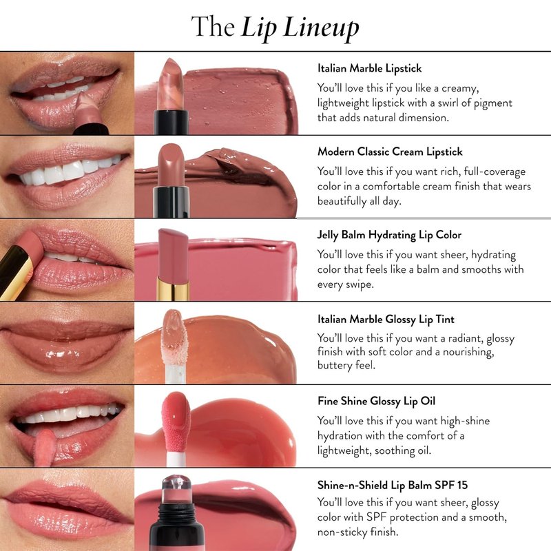 Laura Geller Italian Marble Lip Tint - Moisturizing Gloss with Shea, Mango & Cocoa Butters | 04 Old Fashioned