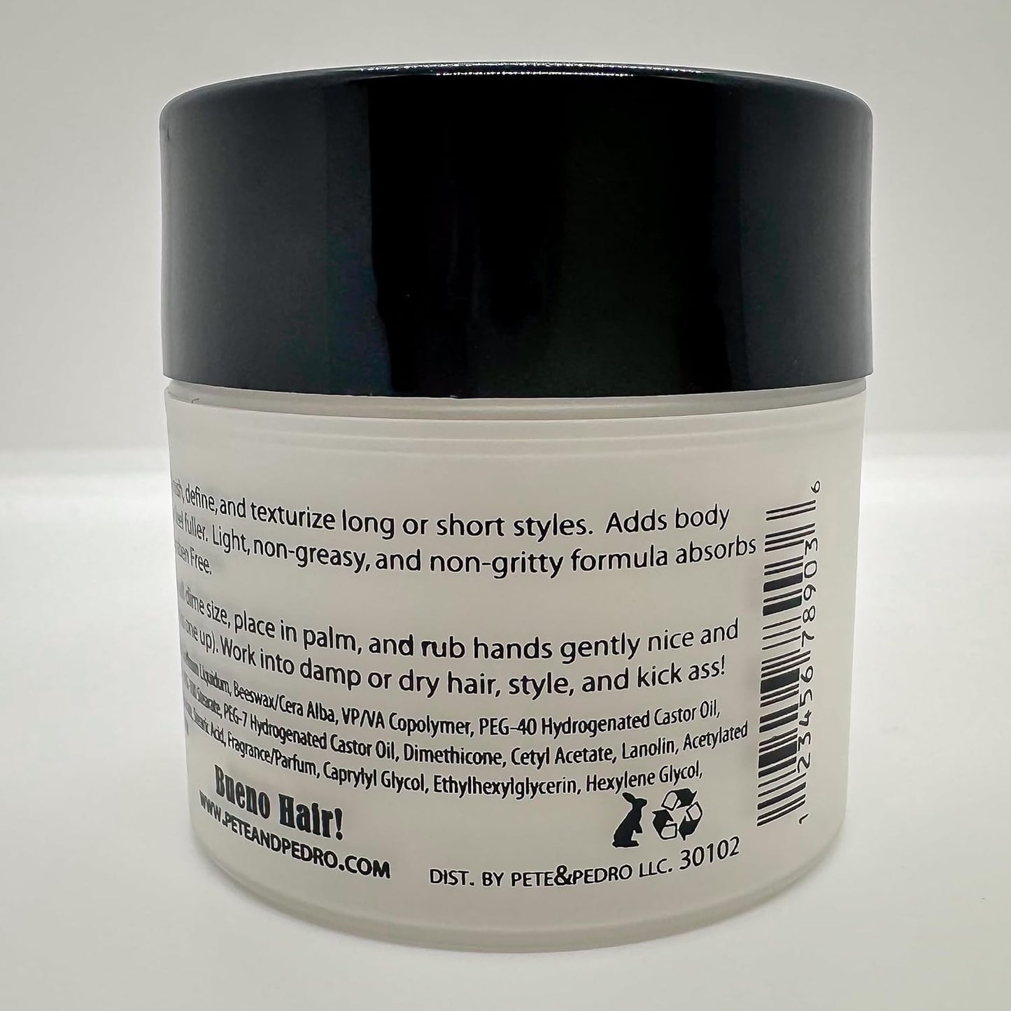 Pete & Pedro Hair Styling Clay - Medium Hold Matte Finish Clay for Men | Ideal for Fine Thinning Hair, 2 oz