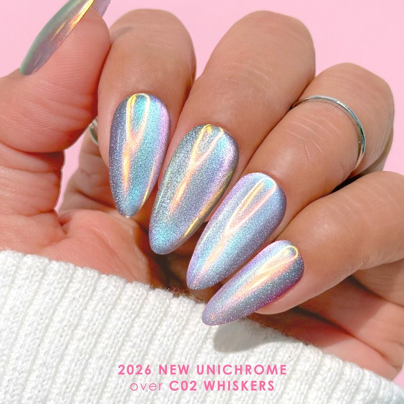 Daily Charme Aurora Unicorn Mermaid Nail Chrome Powder (Aurora) 1g, Pearlescent Nail Art Decoration, Home DIY/Nail Salon Manicure