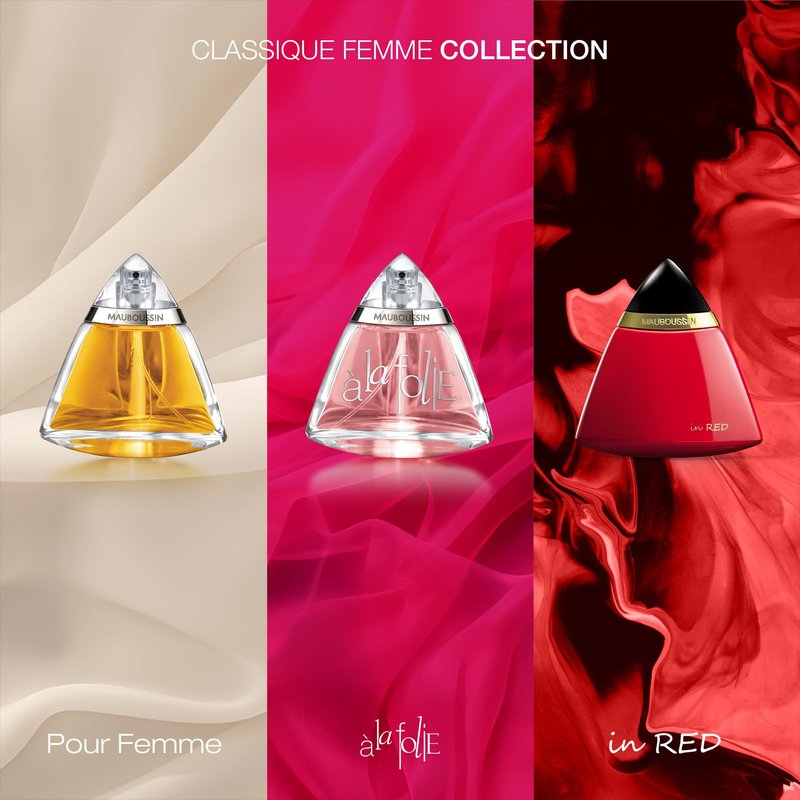 Mauboussin - In Red 100ml (3.3 Fl Oz) - Eau de Parfum for Women - Oriental, Floral & Woody Scents