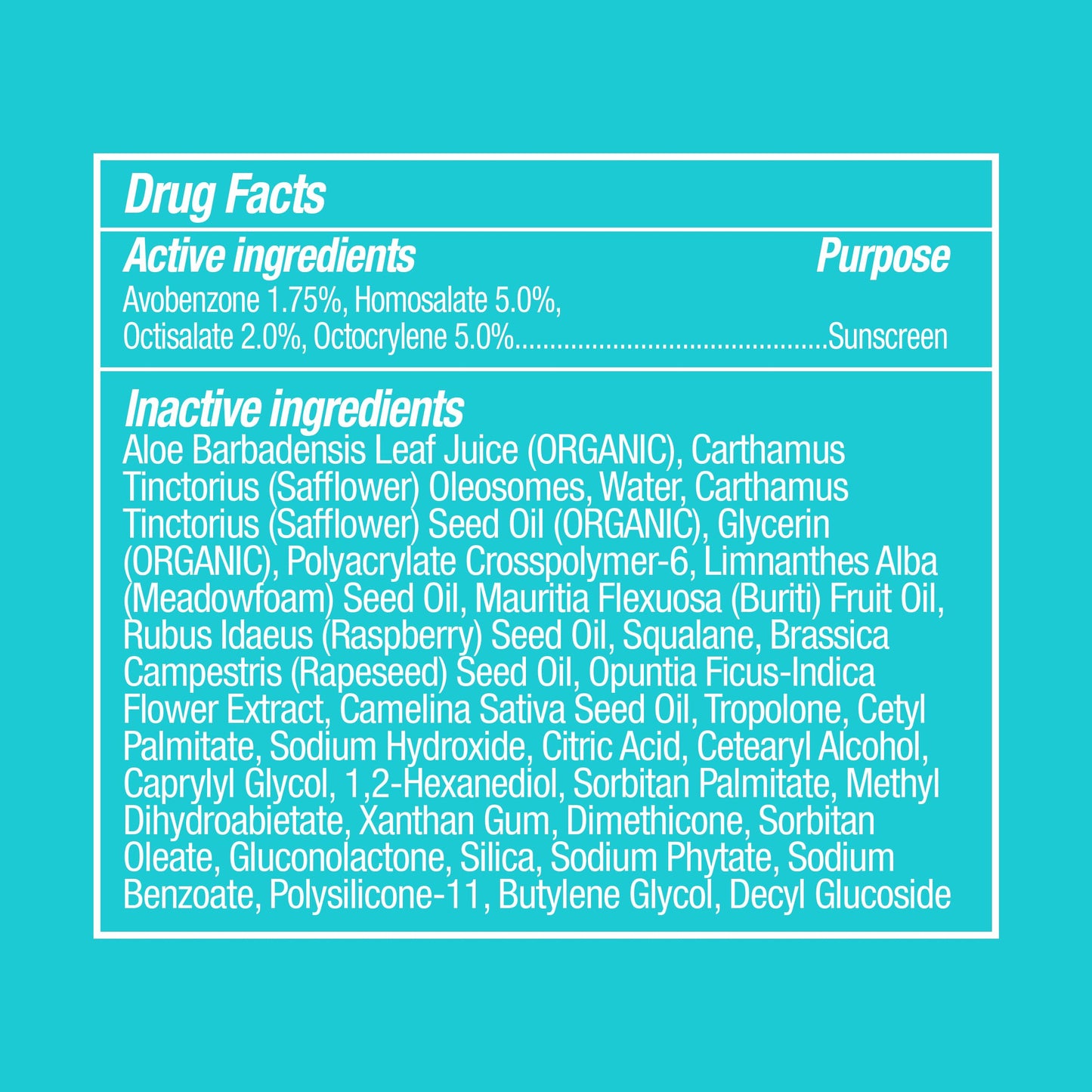 COOLA Organic Face Sunscreen SPF 50 Sunblock Lotion, Dermatologist Tested Skin Care for Daily Protection, Vegan and Gluten Free, Fragrance Free, 1.7 Fl Oz.