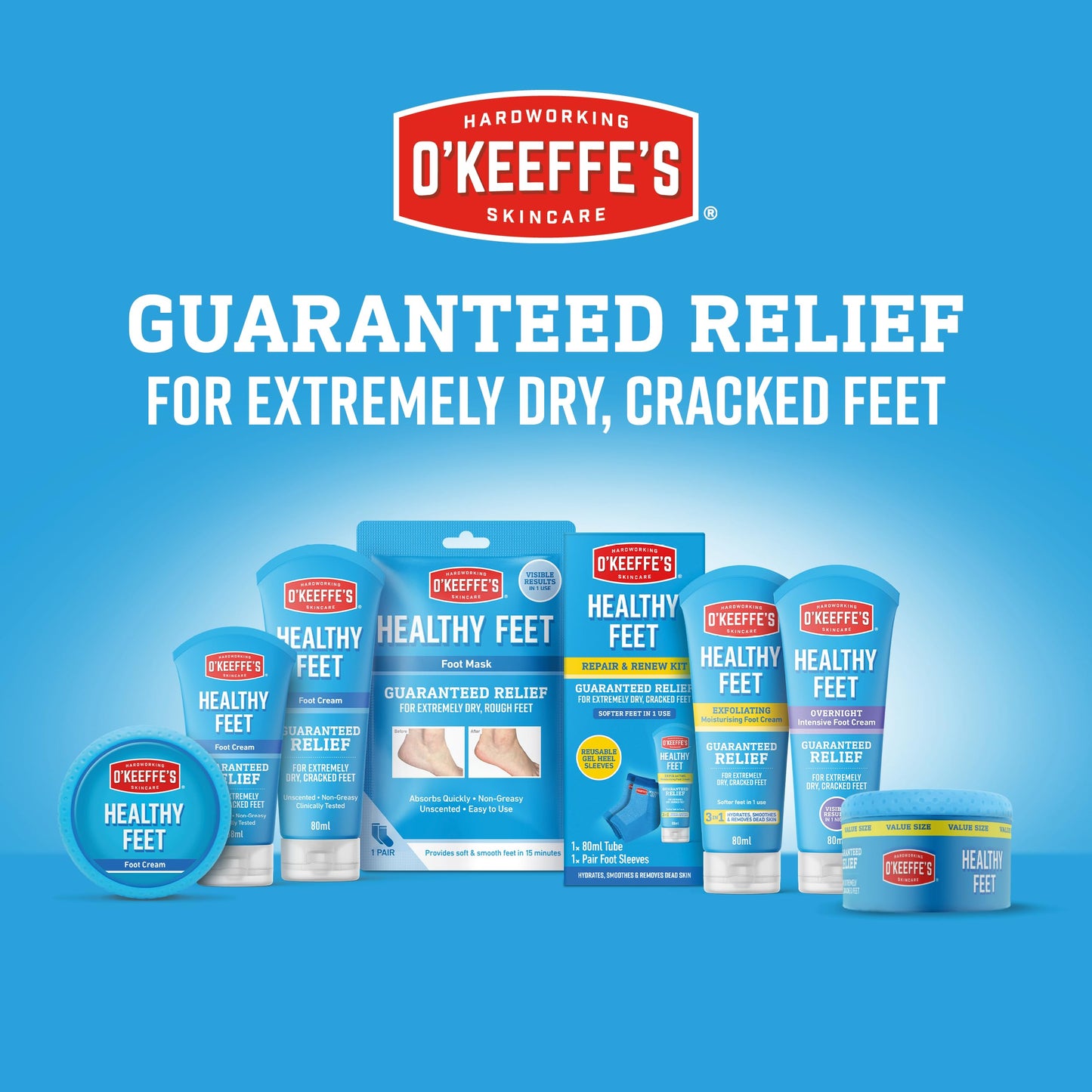 O'Keeffe's Healthy Feet Exfoliating 85g (5 Pack)