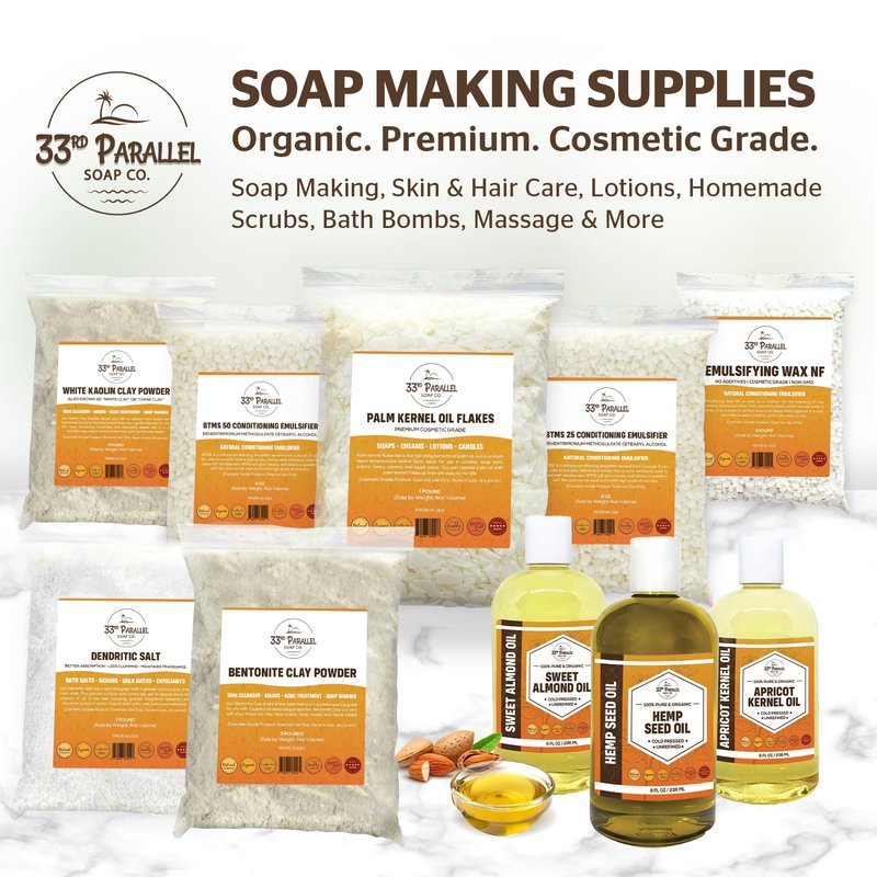 Organic Apricot Kernel Oil (32 Oz) Premium Cold Pressed Unrefined | 100% Pure Apricot Kernel Oil for Skin, Face, Hair, Soap Making, Massage | Carrier for Essential Oils | Available Bulk | 32 FL OZ