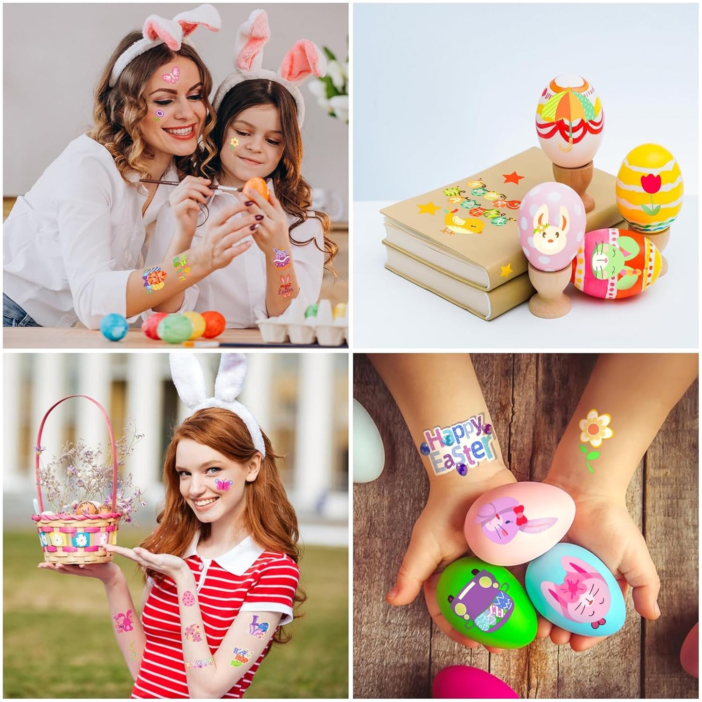 Waterproof Temporary Tattoos - 118pcs Groovy Fake Tattoo for Kids Birthday Party Supplies, Star Unicorn Smiley Rainbow Flower Candy Crown Arts and Crafts for Boys or Girls 6 7 8 9 10 11 12 years old