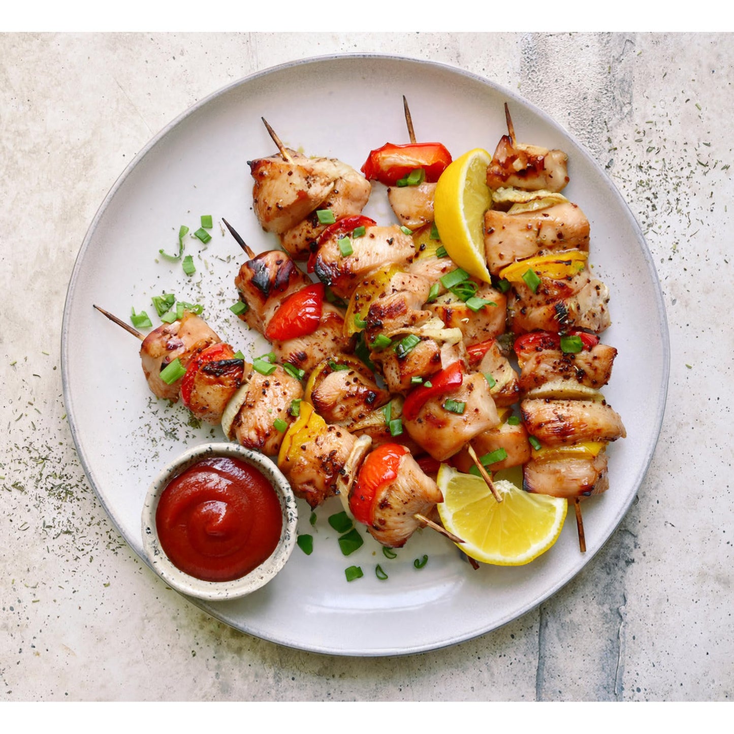 HIC Kitchen Bamboo BBQ Kabob Grill Skewers, 4-Inches Long, Set of 100