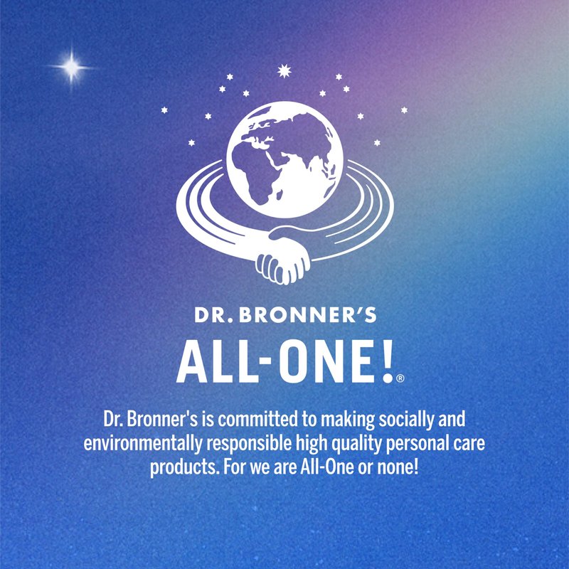 Dr. Bronner's - Organic Sugar Soap (Peppermint, 12 oz) - Made with Organic Oils, Sugar & Shikakai Powder, 4-in-1 Uses: Hands, Body, Face & Hair, Cleanses, Moisturizes & Nourishes, Vegan, Non-GMO