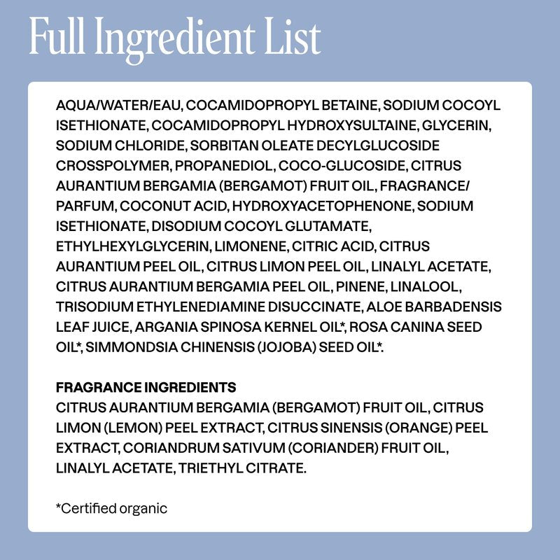 Cliganic Hydrating Gel Cleanser with Triple Botanical Complex® – Gentle Face Wash with Jojoba Rosehip Argan Oils Removes Makeup & Impurities Aloe Vera Glycerin for Balanced Glowing Skin 8oz 2 PACK