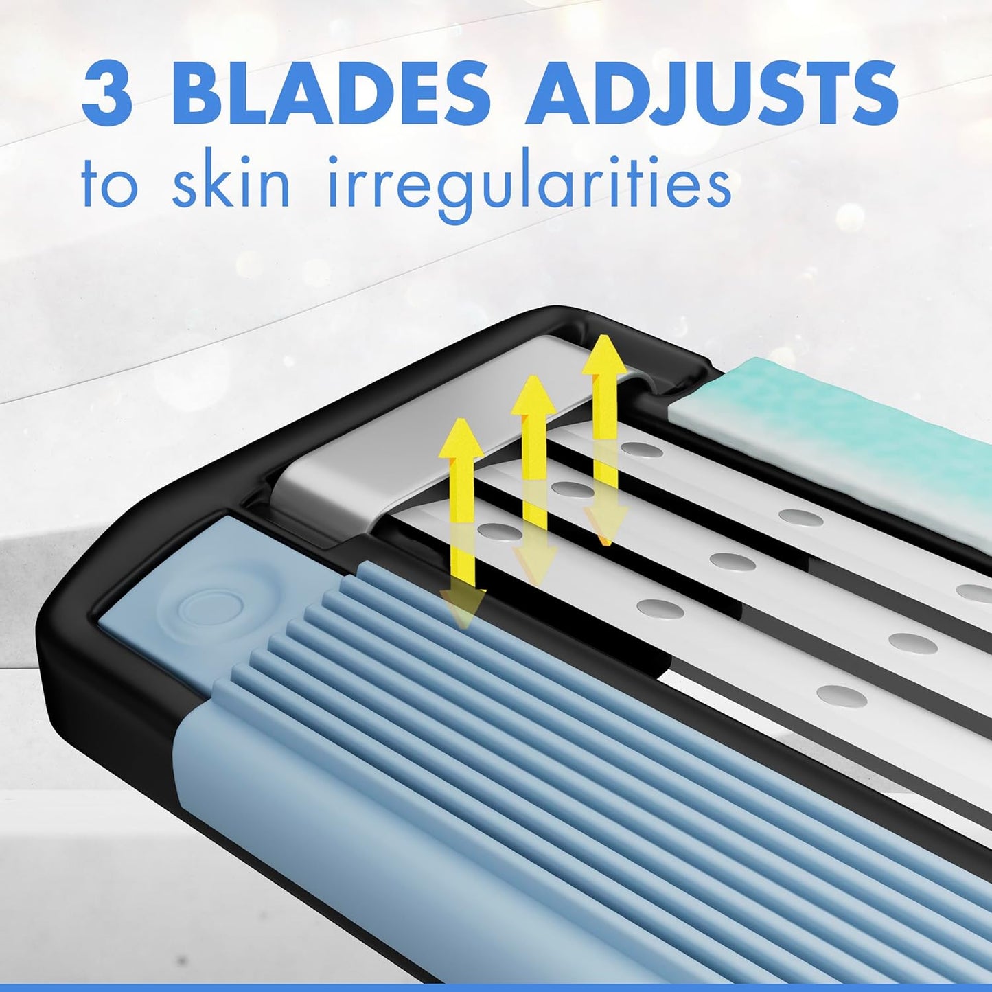Gillette Mach3 Men's Disposable Razors, 3 Count