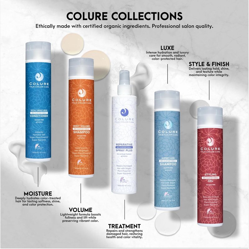 Colure Richly Moisturizing Conditioner 33 oz - Deep Hydrating Treatment for Dry, Damaged Hair Care