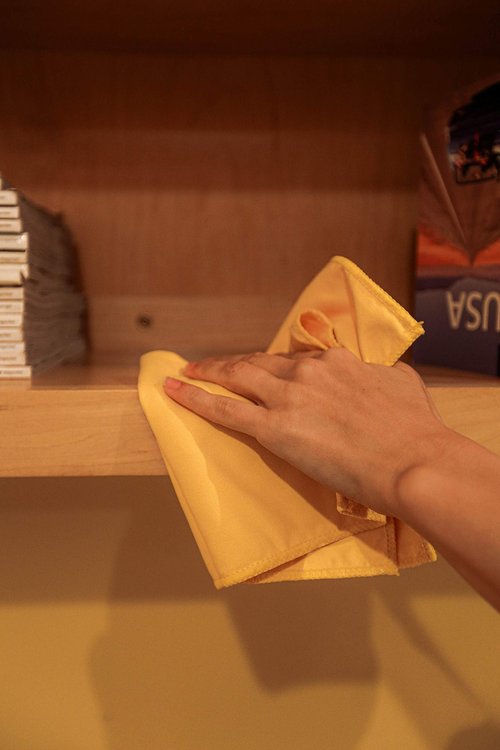 Ettore 84420 Microswipe Wood and Furniture Microfiber Cloth, 3 Pack , 13" x 13" Yellow