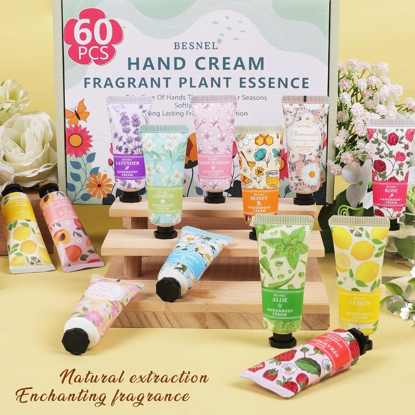 12 Pack Hand Cream Gifts Set For Women, Mini Hand Lotion Travel Size in Bulk for Dry Cracked Hands, Graduation Gifts, End of Year Teacher Appreciation Gifts, Thanksgiving Gifts, Party Favors