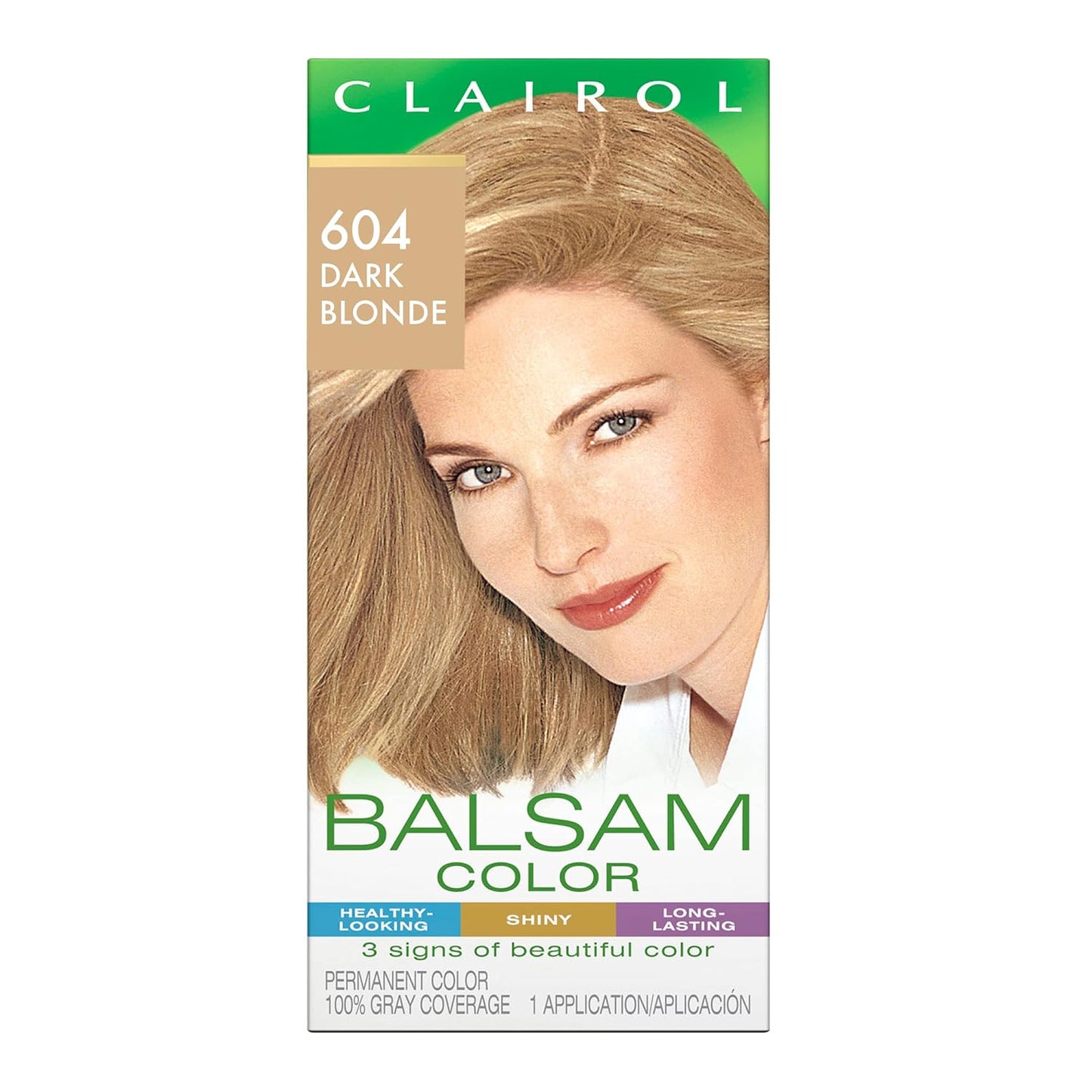 Clairol Balsam Permanent Hair Dye, 618 Black Hair Color, Pack of 1