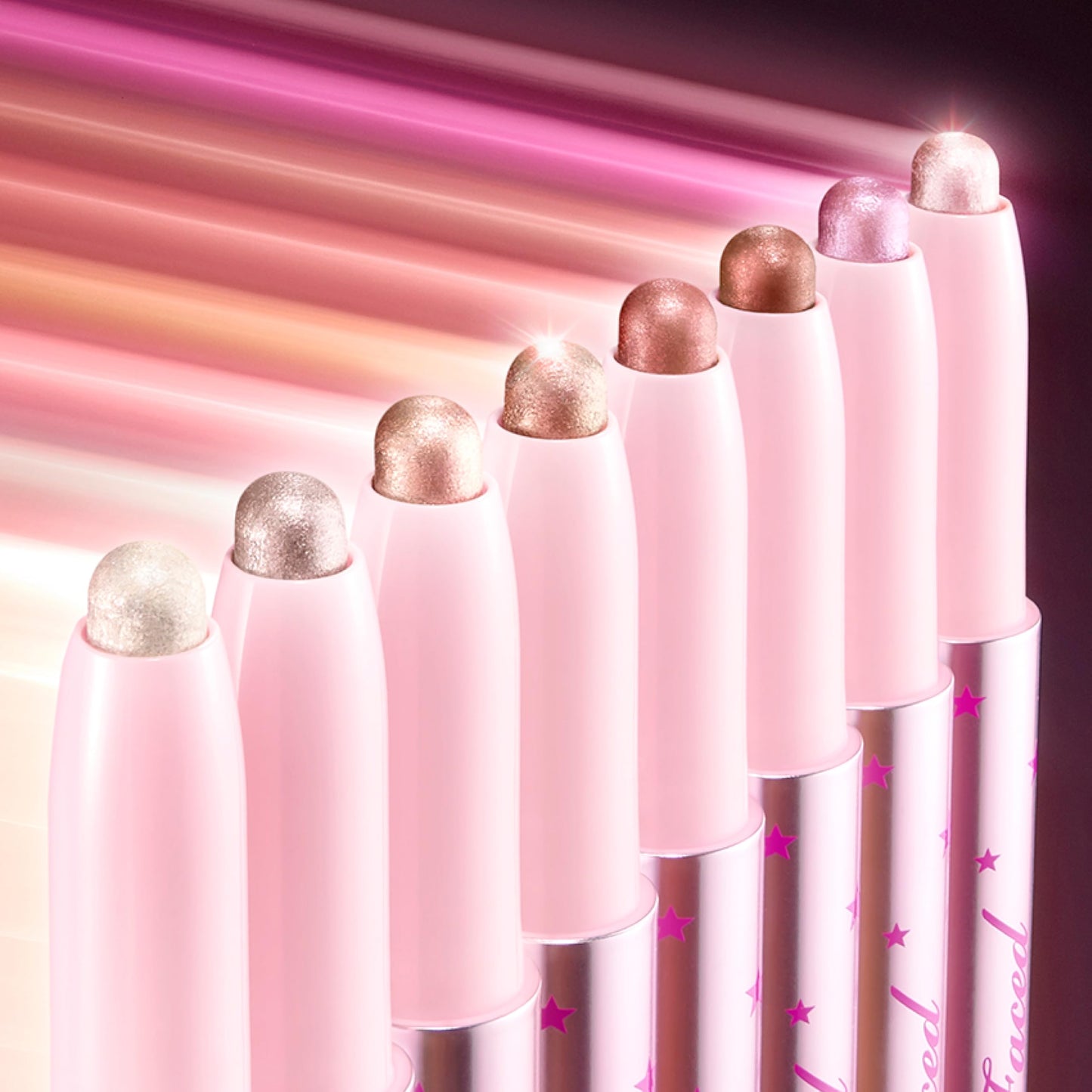 Too Faced Quickie Queen Eye Shadow Sticks | Creamy, Long Wearing + Non-Creasing, High-Impact Sparkle, Fairy Dust
