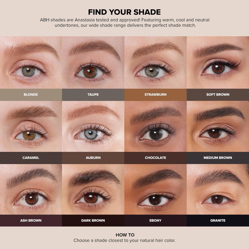 Anastasia Beverly Hills Brow Freeze Gel - Clear Extreme-Hold Wax-Gel Hybrid Brow Styler with Triple-Action Comb for Shaping, Sculpting & Laminated Brow