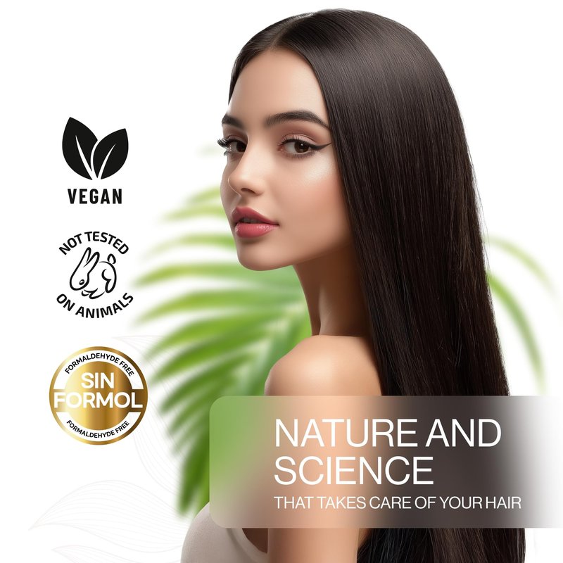 Kareol Extra Repairing Brazilian Keratin Straightening Kit - Formaldehyde Free - Vegan Formula - Keratin Hair Treatment, Keratina Para Alisar El Pelo, Alisado Brasileño Keratina