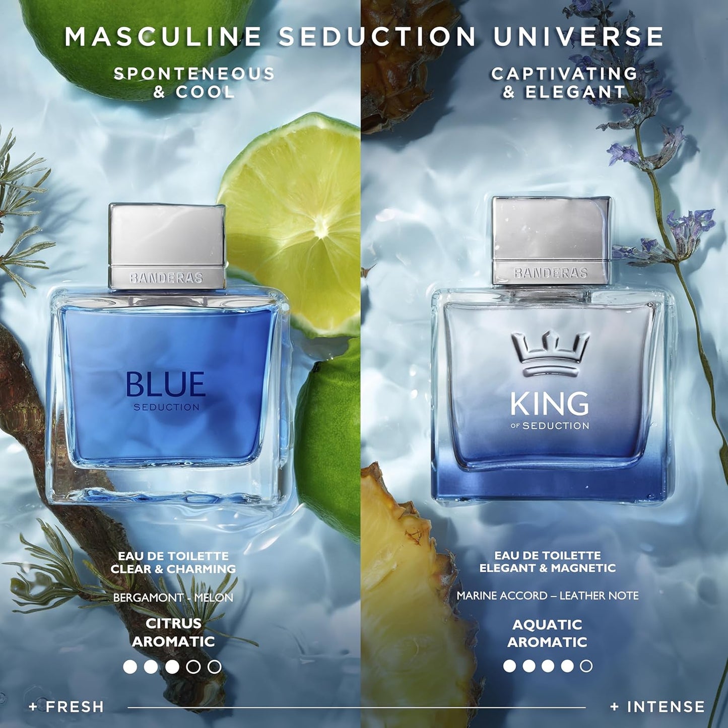 King of Seduction Eau de Toilette - Captivating Fragrance for Men | 3.4 oz
