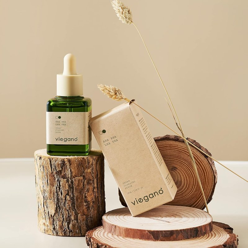 Acne Clearing Serum with Tea Tree Oil - AHA BHA LHA PHA | Vegan Formula for Sensitive Skin | 35 mL
